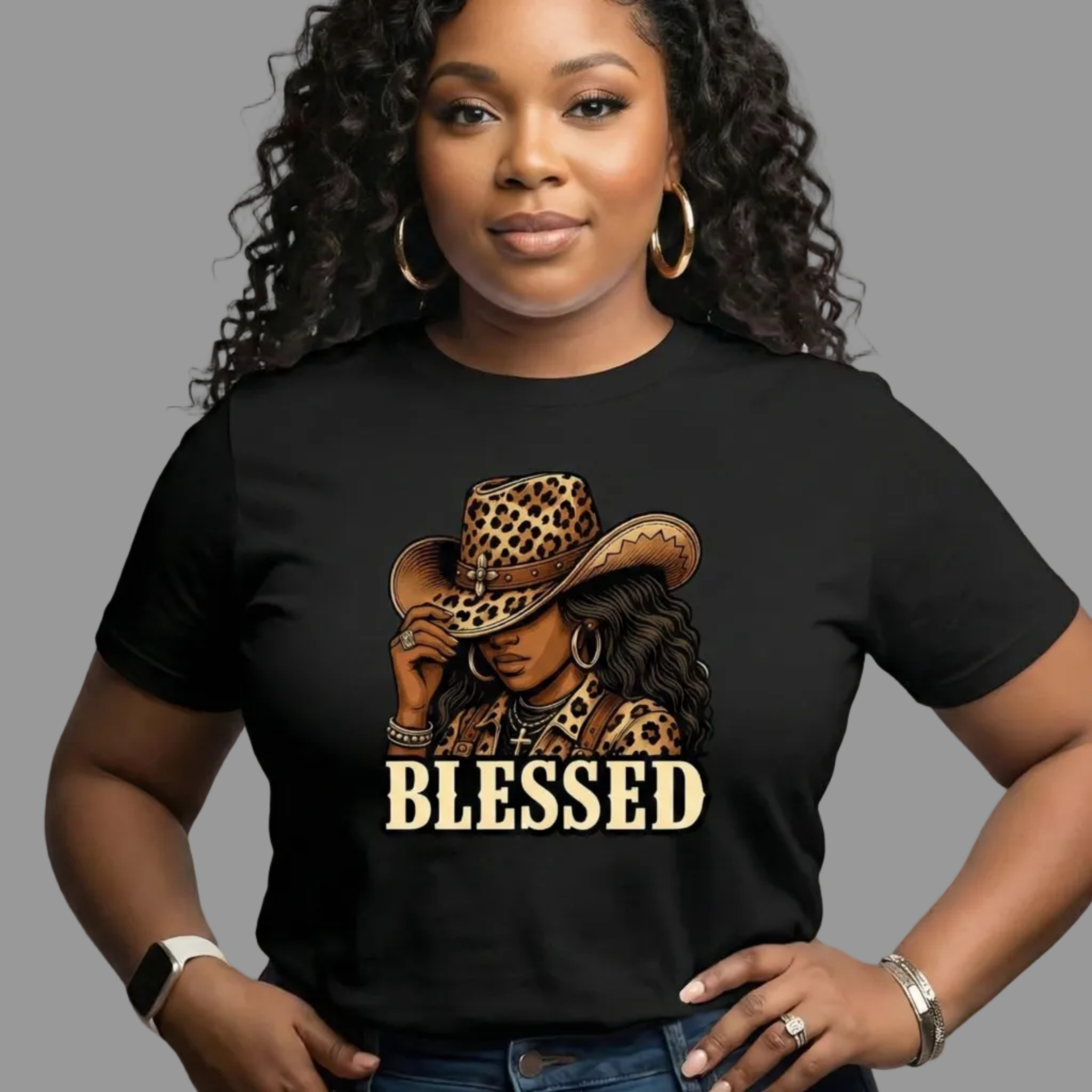 Plus Size T - Blessed